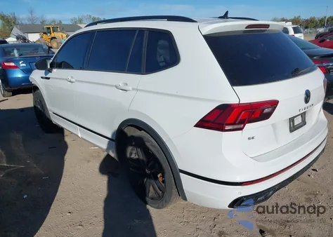 2022 Volkswagen Tiguan 2.0T Se R-Line Black from USA, damaged, VIN 3VV8B7AX2NM026221